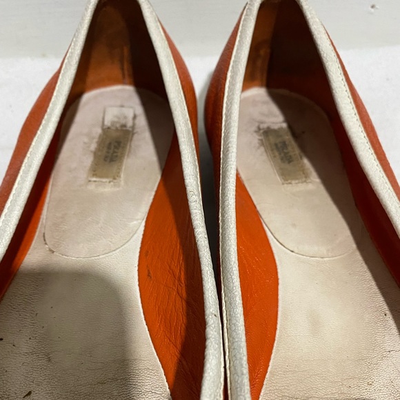 Prada Leather Flats, Size 37 EU Women - Picture 5 of 7